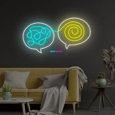 👋 Write me, I can customize Mental Health Treatment neon sign for you😀 Change the color, add text to psychiatrist neon light or make a completely new sign from your logo or picture. I can also give you an example with the appearance of the inscription in different fonts from my catalog to make your choice easier. ❗ Mental Health led sign is made by the best technology. All lines are straight and smooth as possible. Such signs are also ideal for placement not only at home, but also in offices and shops. After all, behind the signs we don't stick a bunch of wires. It is beautiful not only in front but also behind. 🏢🏠 💜 You can choose any of the following colors or several at once for neon psychiatrist sign: ➤ Cold white ➤ Warm white ➤ Red ➤ Blue ➤ Green ➤ Pink ➤ Purple ➤ Yellow ➤ Turquo Led Decor, Yellow Turquoise, Light Sign, Led Sign, Orange And Turquoise, Led Signs, Add Text, Red Blue Green