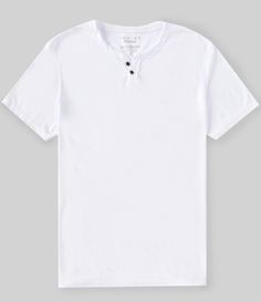 From Lucky Brand&#x2C; this tee features:Venice burnoutrelaxed fitnotch neck with partial button closureshort sleevespullover styling polyester/cottonMachine wash/tumble dryImported. Henley Neckline T-shirt With Button Closure And Relaxed Fit, White V-neck T-shirt With Button Closure, Relaxed Fit T-shirt With Button Closure And Henley Neckline, Relaxed Fit Henley T-shirt With Button Closure, White T-shirt With Buttons Relaxed Fit, White Relaxed Fit T-shirt With Buttons, White Casual Henley T-shirt, White Henley Neckline T-shirt Casual, White Henley Neckline Casual T-shirt