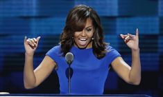 What should you wear when delivering a high profile speech on stage or at a conference or event? — Personal Stylist London - Lisa Gillbe Style Obama Speech, Us First Lady, Rap Artists, National Convention, Hollywood Life, Michelle Obama, Barack Obama, First Lady, The Guardian