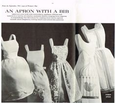 an article about aprons with a bib