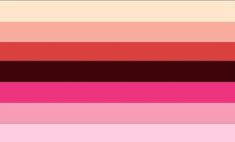 the color palette is different shades of pink and red