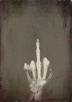 an x - ray image of a hand holding something