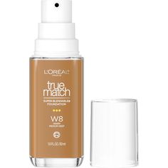 Tomorrow Buy L'Oreal Paris True Match Super-Blendable Foundation, W8 Warm Medium Deep, 1 fl oz at Walmart.com Loreal Paris True Match, True Match Foundation, Loreal True Match, Spf Makeup, Medium Coverage Foundation, Foundation With Spf, Skin Undertones, Gloss Labial, Glow Foundation