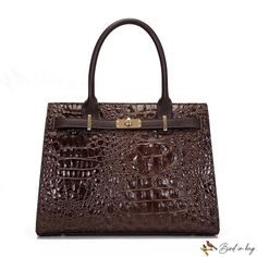 Bird in Bag - Bag female new crocodile female bags fashion large capacity single shoulder female bags crossbody bags Female Bags, Vintage Designer Handbags, Leather Laptop Bag, Handbag Patterns, Leather Shoulder Handbags, Crocodile Pattern, Handbag Women, Leather Handbags Crossbody, Beautiful Handbags