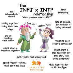 Intp Infj, Intp Relationships, Relatable Relationship, Infj Problems, Mbti Test, Infj Type, Mbti Memes