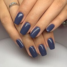 Summer Nails Colors Designs, Blue Gel Nails, Classy Nail, Autumn Nail, Classy Nail Designs, Metallic Nails