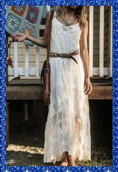 [PaidLink] 25 Incredible White Boho Maxi Dress Tips To Copy Now #whitebohomaxidress Mode Indie, Moda Over 40, Maxi Shift Dress, Estilo Indie, Boho Fashion Bohemian, Shift Dresses