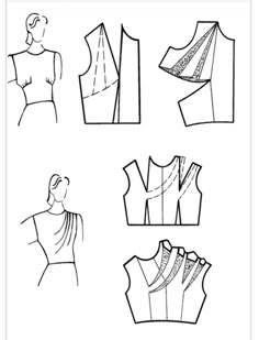 the instructions for how to make an origami top and pants with no sleeves