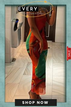 Colour Sexy Casual Print Backless Strapless Long Dress Dresses Strapless Long Dress, Wholesale Fashion, Dresses Online, Buy Now, Long Dress, Shop Now, Dresses