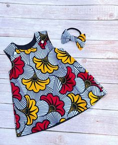 Ankara Dress African Print Dress Ankara Baby Dress With - Etsy Infant Ankara Dress, Ankara For Kids Girls Children, Ankara Girls Dress Styles, Baby Ankara Dress, Baby Ankara Style Girl, African Children Dress Designs, Ankara Dress For Children, Ankara Dresses For Kids, Ankara Baby Dress