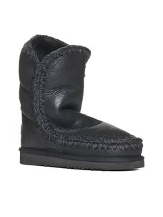 ->sheepskin, 100% Mou Boots, Black Silhouette, Sneaker Wedge, Womens Ankle Boots, Yohji Yamamoto, Manolo Blahnik, Ugg Boots, Luxury Shoes, Hand Crochet