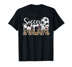 soccer mom leopard print t - shirt