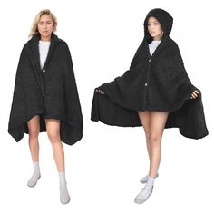 Tirrinia Wearable Blanket Cape, Cloak with hood, Capes for Women, Fleece Wrap Shawl Blanket, Cozy Fluffy Lightweight Women Mom Gift. Ideal for cozy evenings at home, snuggling up while reading or watching TV, and provides essential warmth in the office. Crafted from premium 300gsm jacquard combed cotton velour, our cloak offers a gentle touch against your skin, maintaining warmth without the weight. Wearable Blanket Cape Features: -Material: 300gsm jacquard combed cotton velour. -Machine washable: Wash with similar colors. Poncho Cloak, Cloak With Hood, Shawl Blanket, Blanket Cape, Women's Puffer Coats, Cape Cloak, Blanket Poncho, Cargo Vest, Blanket Cozy