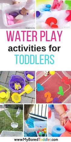 water play activities for toddlers