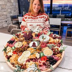 @fantabulosity_blog can't believe Christmas is right around the corner. I've been asked to share what I used on my board last year, and I'll do my best to try and remember! Working from left to right: - cheese cubes, and cookie-cutter cheese shapes - salami river - blackberries - English cucumbers - smoked sausage - sliced French bread - strawberries - mini jars of jam - hummus - pita bread - @triscuit & @wheatthins - red grapes - cranberry @raincoastcrisps - pomegranate cheese ball orna... Snack Platters, Christmas Charcuterie, Hummus And Pita, Jar Of Jam, Wheat Thins, Snack Platter, Charcuterie Inspiration, Cheese Cubes, Mini Jars