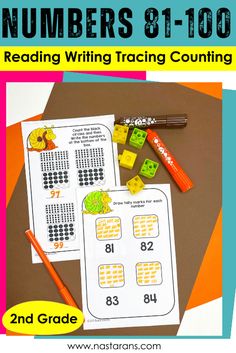 Master numbers 81-100 with engaging worksheets for reading, writing, tracing, and counting! These activities support foundational math skills. Ideal for early learners. Trace The Numbers, Master Numbers, Numbers To 100, Numbers 1 100, Tally Marks, Number Words, Number Worksheets, My Values