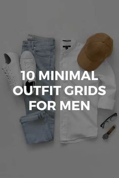 10 Capsule Wardrobe Outfit Grids For Men – LIFESTYLE BY PS 10 Capsule Wardrobe, Outfit Grid Men, Outfits Guide, Men Lifestyle, Minimalist Clothing, Shirt Outfit Men