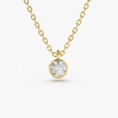 Made to Order.
Gold Kt: 14K Solid Gold
Choice of Gold Color: Rose Gold, Yellow Gold, White Gold
Gem Stone: Genuine White Diamond
Diamond-Cut: Round
Number of Stones: 1
Stone Size and Total Ctw: 2.3MM (0,05ctw), 2.7MM (0.07ctw), 3.2MM (0.12ctw), 3.5MM (0.15ctw)
Diamond Color-Clarity: G Color VS-SI Clarity
Length: 14, 15, 16, 17, 18
Setting Type: Bezel Setting on a Bail Solitaire Pendant Necklace, Diamond Solitaire Necklace, Solitaire Necklaces, Gold Halo, Solitaire Pendant, Gem Stone, Diamond Color, Fine Jewellery Necklace, Round Cut Diamond