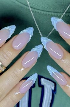 [Style] Acrylic Manicure, Unghie Sfumate, Kutek Disney, Tapered Square, Her Nails, Work Nails, Pretty Nail Designs, Classy Acrylic Nails, Almond Acrylic Nails