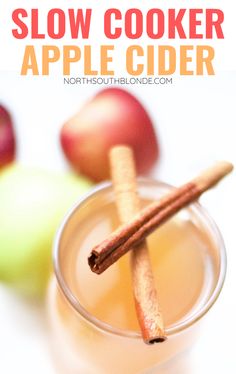 Warm and comforting apple cider made with natural sweetener and filled with antioxidants and vitamins. Not to mention, it smells incredible! Healthy Apple Cider | Fall Beverage | Slow Cooker Beverages | Crock Pot | Autumn Recipe | Thanksgiving Recipe | Thanksgiving Drinks | Holiday Drink | Hot Apple Cider | Paleo Apple Cider | Sweets | Dessert  Drink | Paleo Apple Cider, Apple Cider Easy, Spiked Apple Cider Recipe, Cider Drink Recipes, Spiced Apple Cider Recipe, Cider Cocktail Recipes, Slow Cooker Apple Cider, Paleo Apple, Slow Cooker Apple