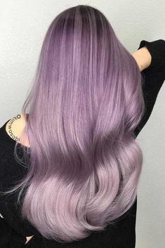 30 Insanely Cute Purple Hair Looks You Won't Be Able to Resist ❤ Blonde and Purple Mix picture3 ❤ See more: http://lovehairstyles.com/insanely-cute-purple-hair-looks/Purple hair is for women who are not afraid to express themselves. It often happens that a woman wakes up and decides to change at least something in her appearance. Interestingly, it is a kind of a rule for a woman: if... Lavender Grey Hair, Lavender Hair Colors, Life Plans, Ombre Bob, Violet Pastel, Hair Straighteners Flat Irons, Guy Tang, Hair Straightening Iron, Silver Hair Color