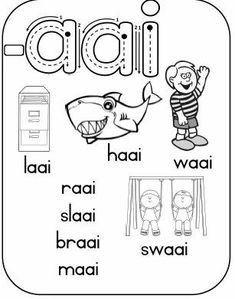 an english worksheet with pictures of animals and letters