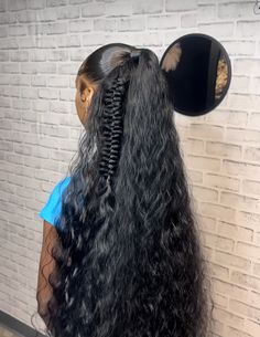 Weave Ponytail Hairstyles, Frontal Wig Hairstyles, Quick Weave Hairstyles, Natural Hair Styles Easy, Kids Braided Hairstyles, Front Lace Wigs Human Hair, Baddie Hairstyles, Hairstyles For School