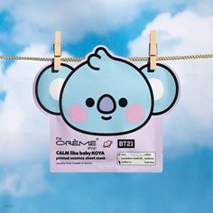 CALM Like Baby KOYA Printed Essence Sheet Mask (Cica, Cucumber Seed Oil, Mulberry) Sheet masks The Crème Shop x BT21 BABY The Creme Shop, Creme Shop, Fig Fruit, Cucumber Seeds, Baby Sheets, Licorice Root Extract, Prevent Acne, Licorice Root, Sulfate Free