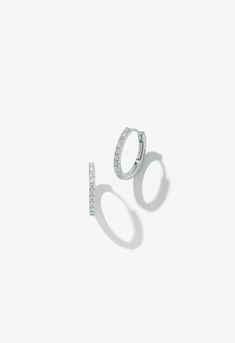 These dainty hoops are studded with lab grown diamonds and great for adding subtle sparkle to any look. Diamond Solitaire Necklace, Bridal Engagement Rings, Solitaire Necklaces, Engagement Ring Wedding Band, Jewelry Rings Engagement, Fine Jewellery Necklace, Diamond Solitaire, Bridal Earrings, Ring Bracelet