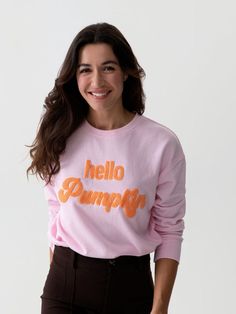 Our top selling fall sweatshirt from Shiraleah. Features a chenille patch lettering and can be worn all season long. Perfect for parties, gatherings, classrooms or weekend lounging. Capri Blue, Pumpkin Spice Latte