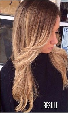 . Long Hairstyle, Beauty Stuff, Long Hair Cuts, Blonde Hair Color, Hair Ideas, Balayage, Blonde Hair, Timeless Fashion