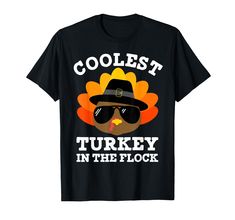 PRICES MAY VARY. Cute turkey cartoon wearing pilgrim hat. Funny tee to wear at family dinner. Toddler turkey shirt will get lot of compliments on Thanksgiving reunion trot. Lil turkey boy who loves to gobble til you wobble with sibling will wear it with joy till Christmas Cute and funny turkey day design for girls and boys. Perfect for toddlers 2t 3t 4t 5t youth and adult men women too! Lightweight, Classic fit, Double-needle sleeve and bottom hem Turkey Cartoon, Toddler Thanksgiving, Thanksgiving Toddler, Baby Turkey, Pilgrim Hat, Happy Turkey Day, Funny Turkey