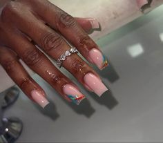 Occasion Nails, Short Coffin Nails Designs, Henna Nails, Classy Nail Designs, Pedicure Manicure, Cute Acrylic Nail Designs, Glow Nails