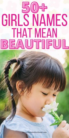 Girl Names That Mean Beautiful