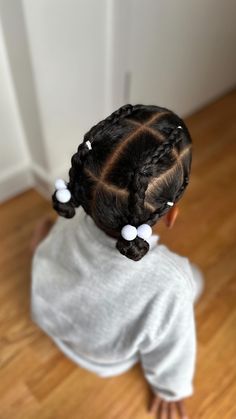 Simple Girl Hairstyles Kids Black, Preteen Hairstyles Black Hair Natural Hair, First Day Of Pre K Hairstyles, 3c Toddler Hairstyles, Easy Protective Styles For Kids, Simple Black Girls Hairstyles For Kids, Easy Natural Hairstyles For Black Kids, Little Kids Hairstyles Black