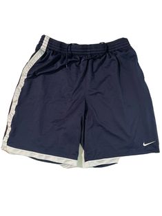 Nike Dri Fit Athletic Shorts Men's XL Blue White Basketball Shorts. XL. Excellent Condition. Thank you for looking 80s Athletic Fashion Men, White Basketball Shorts, Vintage Athletic Wear, Basketball Shorts Men, Mens Athletic Shorts, Sport Style Outfits, Clothes Athletic, Gym Shorts Men, Basketball Nike