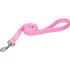 a pink leash on a white background