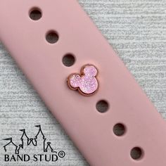 Band Stud® Mini - The Classics - enamel – Mouse on Main Street® Apple Watch Charm, Screw Bracelet, Slider Bar, Tech Wear, Mouse Color, Fitness Trackers, Magic Bands, Peach Blush, Wearable Tech