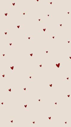 red hearts are flying in the air on a white background with gray and pink colors