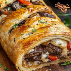 Mozzarella Cheesesteak Stromboli Cheesesteak Stromboli Recipe, Cheesesteak Stromboli, Cheese Stromboli Recipe, Stromboli Dough, Cheese Stromboli, Soul Food Recipes, Stromboli Recipe, Mozzarella Recipes, Beef Stew Crockpot