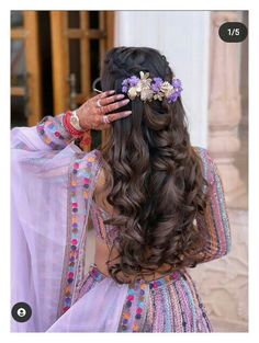 Stylish Ponytail, Hairstyle Examples, Hairstyles Design, Engagement Hairstyles, Bridal Hairdo, Bridal Hair Buns, Open Hairstyles