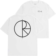 Polar Skate Co. Stroke Logo T-Shirt - white/black Modern Logo Tops For Summer, Modern Summer Tops With Logo, Logo T Shirt, Shirt White, Tshirt Logo, White Shirt, Low Price, White Black, White And Black