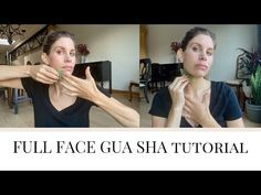 Full Face Gua Sha Tutorial | Step by Step - YouTube Gua Sha Tutorial, Face Massage Video, Gua Sha Routine, Face Gua Sha, Gua Sha Massage, Gua Sha Facial