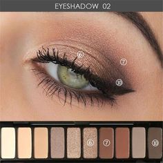 Natural Smokey Eye, Mekap Mata, Press On, Eye Makeup Steps, More Than, Makijaż Smokey Eye, Makeup Tricks, Makeup Hacks, Nail Glitter