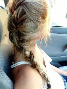 Messy French Braids, French Braid Hairstyles, 2015 Hairstyles, Braids For Long Hair, Messy Hairstyles, Hair Dos, Gorgeous Hair, Perfect Hair, Hair Day