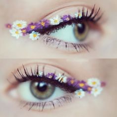 Eyeliner a fiori: il trend make-up più glam della primavera estate! Extreme Make-up, Eyeliner Tips, Smink Inspiration, Beauty Make-up, Makeup Tricks, Festival Makeup, Makeup Goals, Eye Make