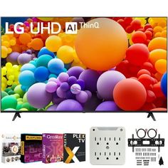 the lg uhd 4k ultra hd smart tv with accessories