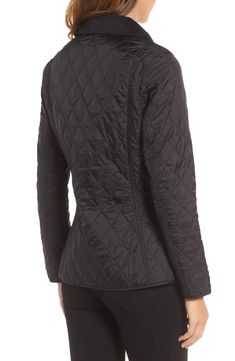 Barbour Annandale Quilted Jacket | Nordstrom Diamond Quilted Long Sleeve Outerwear For Fall, Long Sleeve Diamond Quilted Outerwear For Fall, Diamond Quilted Outerwear For Work In Fall, Diamond-quilted Outerwear For Fall Workwear, Diamond Quilted Outerwear For Fall Workwear, Fall Workwear Outerwear With Diamond Quilting, Fall Long Sleeve Outerwear With Diamond Quilting, Casual Diamond Quilted Outerwear For Fall, Casual Diamond-quilted Outerwear For Fall