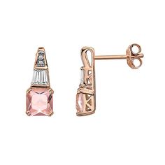 These stunning 18k rose gold over sterling silver cubic zirconia leverback earrings are a must-add to your fine jewelry collection. These stunning 18k rose gold over sterling silver cubic zirconia leverback earrings are a must-add to your fine jewelry collection. Length: 18 mm Closures: leverback Metal: sterling silver Plating: 18k rose gold, rhodium Finish: polished Additional details: cubic zirconia accents Packaging: boxed Gemstones may have been treated to enhance their appearance. Special c Anniversary Rose Gold Earrings With Lever Back, Leverback Earrings, Fine Jewelry Collection, Pink Tone, 18k Rose Gold, Jewelry Earrings Dangle, Cubic Zirconia, Jewelry Collection, Jewelry Watches