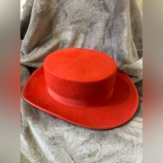 Pre-Owned Moises Sancha Vintage Red Fedora Hat Some Light Stain. Difficult To See. Let Me Know If You Need More Pics Bundles Discounts Offer Considered Red Fedora Hat, Red Fedora, Felt Fedora, Red Felt, Light Stain, Fedora Hat, Fedora, Accessories Hats, Madrid